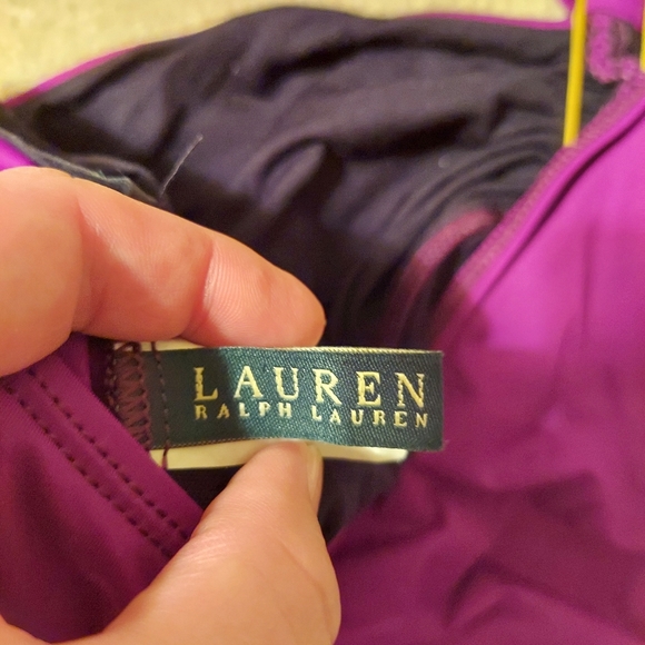 Ralph Lauren Purple One Piece Bathing Suit - Picture 4 of 9